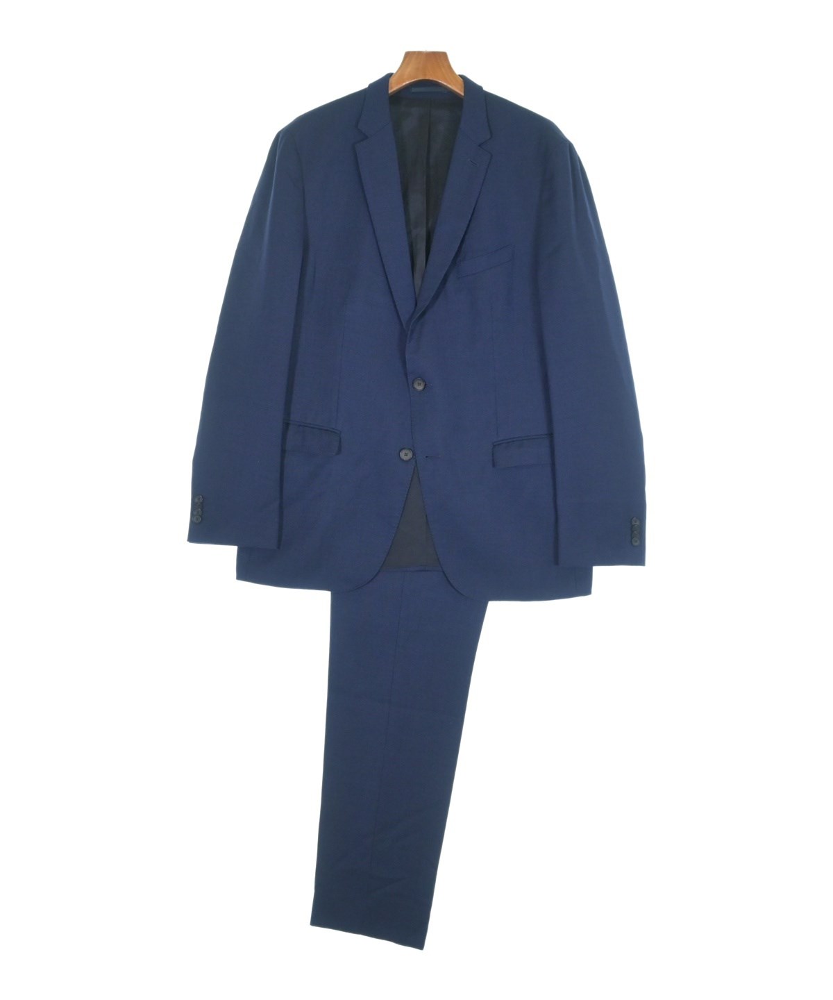 HUGO BOSS ヒューゴボス マフラー - 紺x青x白 【古着】【中古】 HUGO BOSS - HUGO BOSS ヒューゴボス マフラー - 紺x青x白 【古着