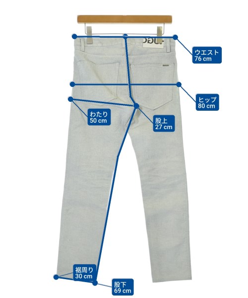 HUGO BOSS（ヒューゴボス）デニムパンツ 白 サイズ:29(S位) メンズ/2200679341048