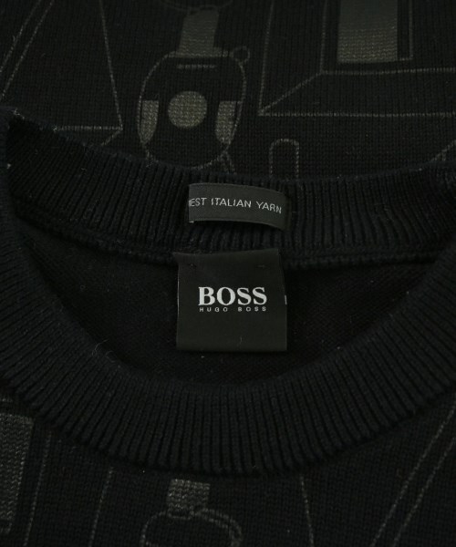 HUGO BOSS（ヒューゴボス）ニット・セーター 黒 サイズ:S メンズ/2200679341079