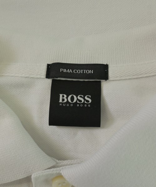 HUGO BOSS（ヒューゴボス）ポロシャツ 白 サイズ:S メンズ/2200689297274