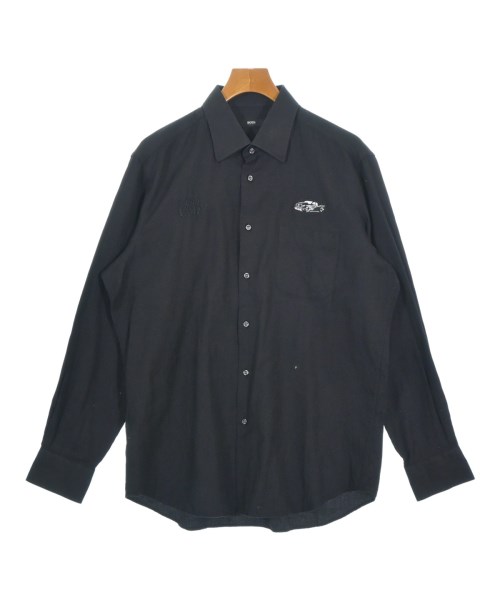 HUGO BOSS(ヒューゴボス)カジュアルシャツ 黒 サイズ:16 1/2(XL位)/2200698524057