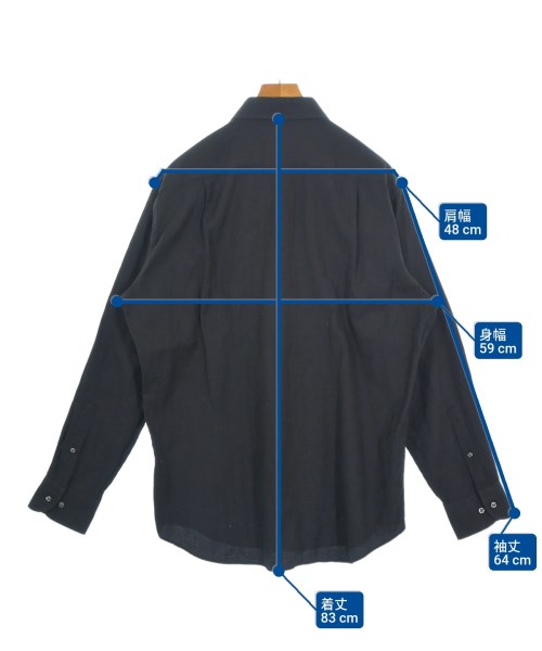 HUGO BOSS（ヒューゴボス）カジュアルシャツ 黒 サイズ:16 1/2(XL位) メンズ/2200698524057