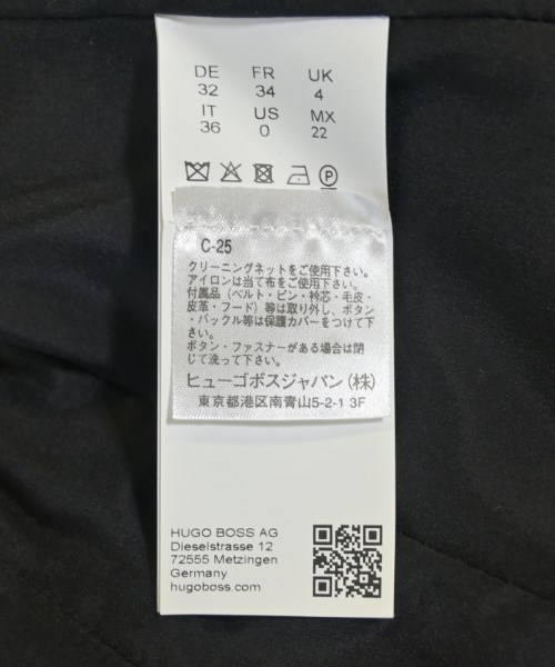 HUGO BOSS（ヒューゴボス）ジャケット 黒 サイズ:36(XS位) レディース/2200683575019