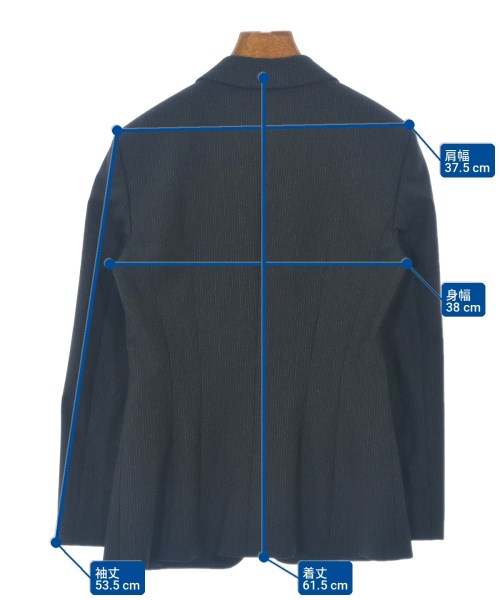 HUGO BOSS（ヒューゴボス）ジャケット 黒 サイズ:36(XS位) レディース/2200683575019