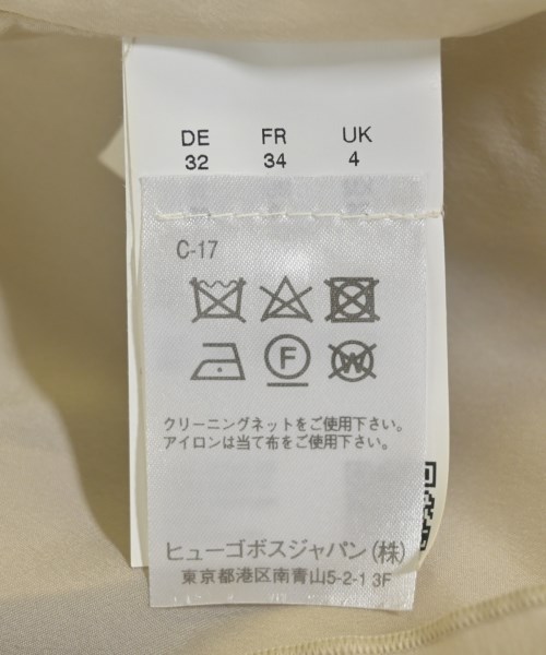 HUGO BOSS（ヒューゴボス）ワンピース ベージュ サイズ:32(XXS位) レディース/2200683575033