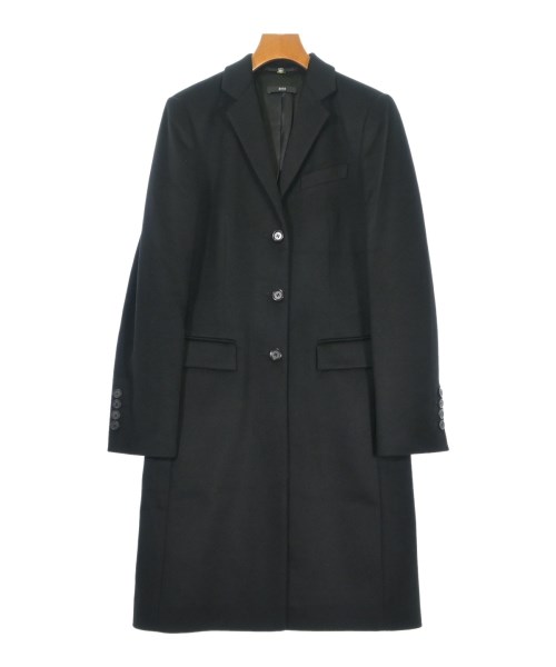 HUGO BOSS(ヒューゴボス)チェスターコート 黒 サイズ:40(M位)/2200697628022