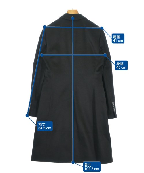 HUGO BOSS（ヒューゴボス）チェスターコート 黒 サイズ:40(M位) レディース/2200697628022