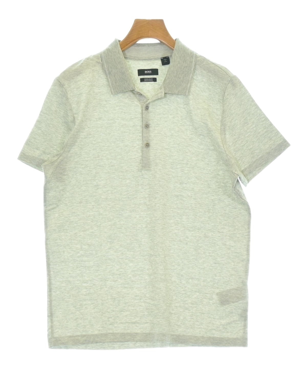 HUGO BOSS（ヒューゴボス）ポロシャツ グレー サイズ:L メンズ