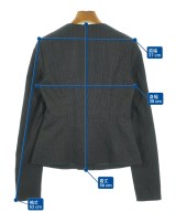 HUGO BOSS（ヒューゴボス）ノーカラージャケット 紺 サイズ:36(XS位) レディース/2200649309085