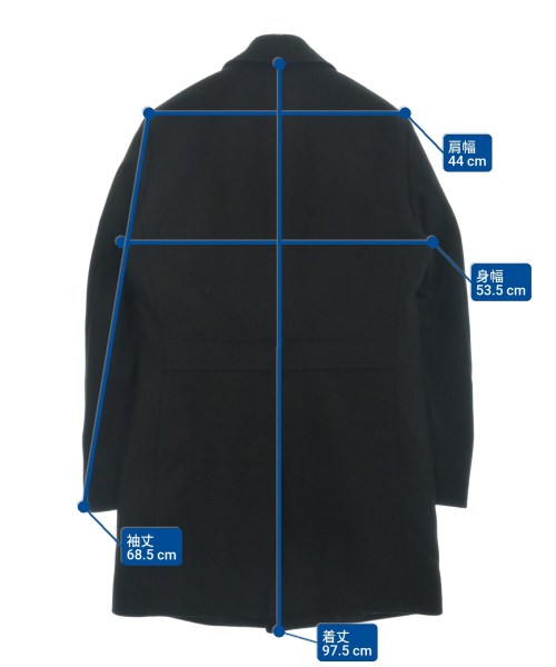 HUGO BOSS（ヒューゴボス）ステンカラーコート 黒 サイズ:48(L位) メンズ/2200656900022