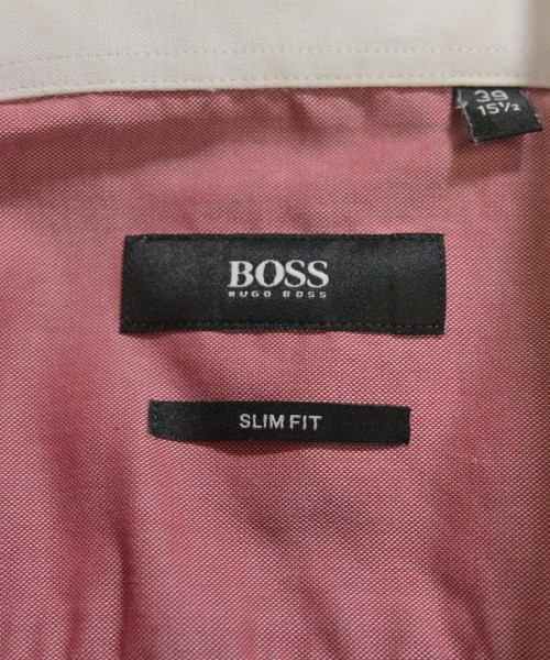 HUGO BOSS（ヒューゴボス）ドレスシャツ 赤 サイズ:39(M位) メンズ/2200713018059