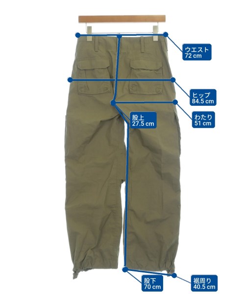 HUGO BOSS（ヒューゴボス）カーゴパンツ カーキ サイズ:34(XXS位) レディース/2200710092014