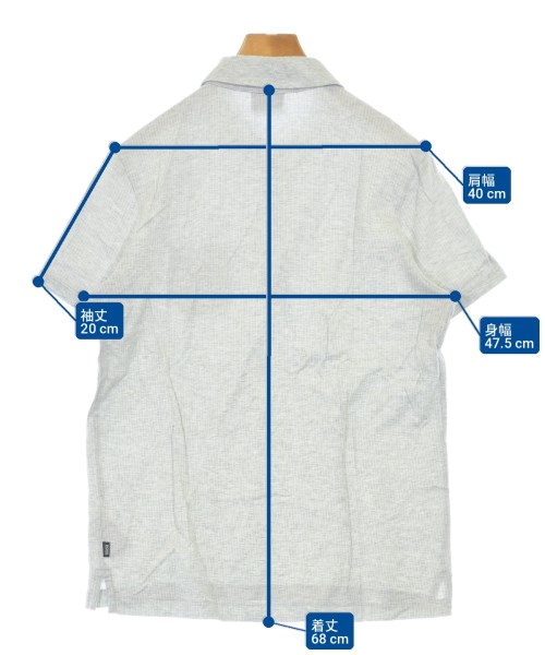 HUGO BOSS（ヒューゴボス）ポロシャツ グレー サイズ:M メンズ/2200714374024