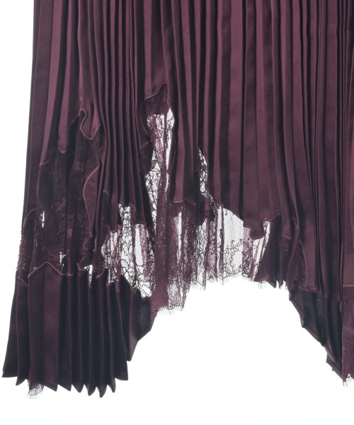 HUGO BOSS（ヒューゴボス）ひざ丈スカート 紫 サイズ:34(XS位) レディース/2200646410036