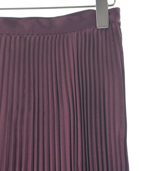 HUGO BOSS（ヒューゴボス）ひざ丈スカート 紫 サイズ:34(XS位) レディース/2200646410036