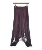 HUGO BOSS（ヒューゴボス）ひざ丈スカート 紫 サイズ:34(XS位) レディース/2200646410036