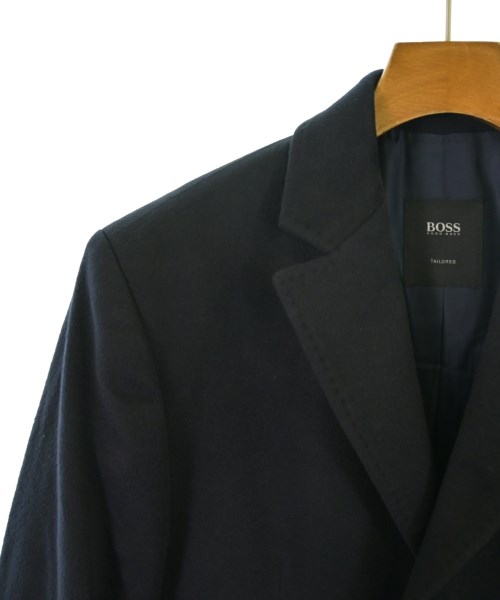 HUGO BOSS（ヒューゴボス）チェスターコート 紺 サイズ:44(S位) メンズ/2200640042394