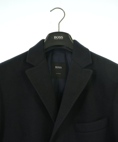 HUGO BOSS（ヒューゴボス）チェスターコート 紺 サイズ:44(S位) メンズ/2200640042394