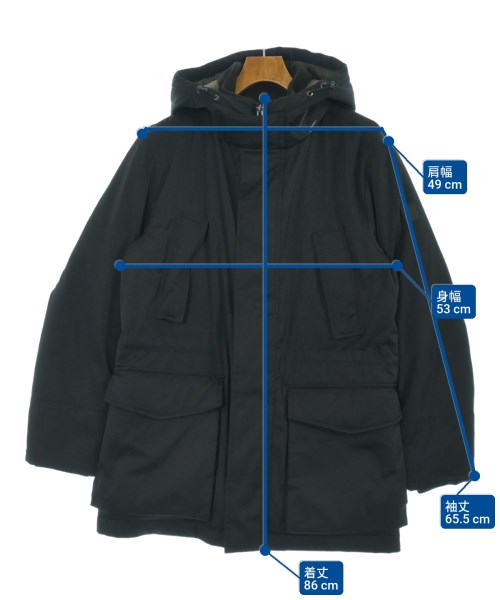 HUGO BOSS（ヒューゴボス）ダウンコート 黒 サイズ:46(M位) メンズ/2200645857184