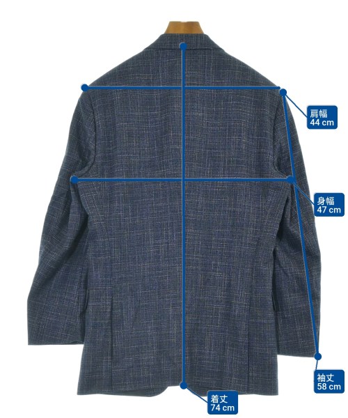 HUGO BOSS（ヒューゴボス）テーラードジャケット 青 サイズ:46(M位) メンズ/2200648000037