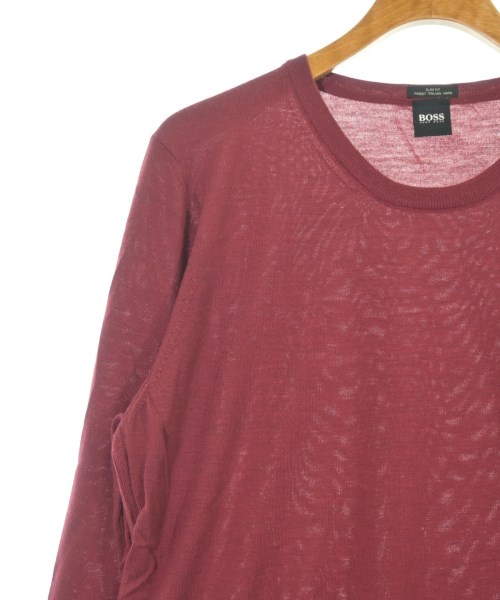 HUGO BOSS（ヒューゴボス）ニット・セーター 赤 サイズ:XXL メンズ/2200653550428