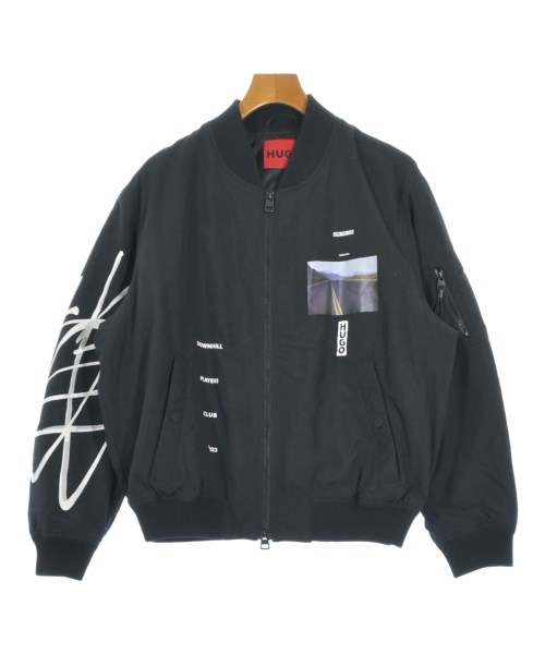 HUGO BOSS(ヒューゴボス)ミリタリーブルゾン 黒 サイズ:XS/2200653943046
