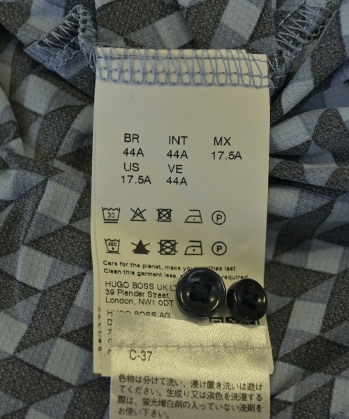 HUGO BOSS（ヒューゴボス）ドレスシャツ 黒 サイズ:XL メンズ/2200705863025