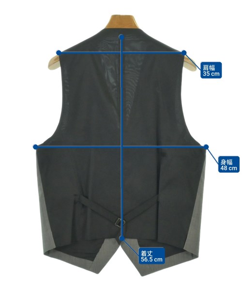 HUGO BOSS（ヒューゴボス）ドレスシャツ グレー サイズ:50(XL位) メンズ/2200705408080