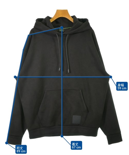 HUGO BOSS（ヒューゴボス）パーカー 黒 サイズ:XS レディース/2200709695035