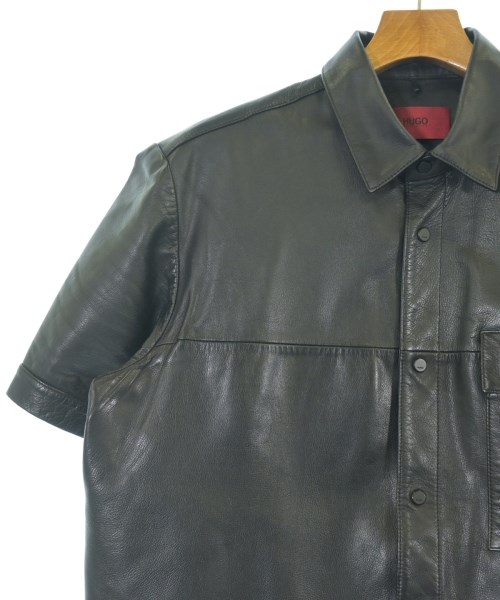 HUGO BOSS（ヒューゴボス）カジュアルシャツ 黒 サイズ:M メンズ/2200666665027