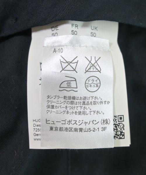 HUGO BOSS（ヒューゴボス）スラックス 黒 サイズ:50(XL位) メンズ/2200667196599