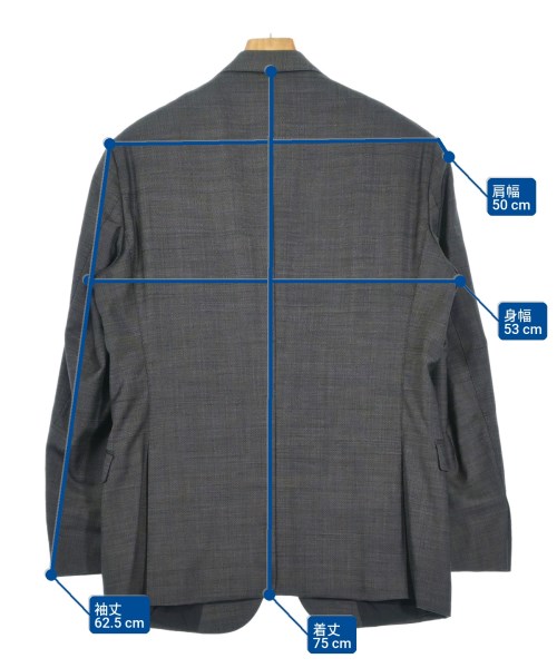 HUGO BOSS（ヒューゴボス）テーラードジャケット グレー サイズ:52(XXL位) メンズ/2200665155017