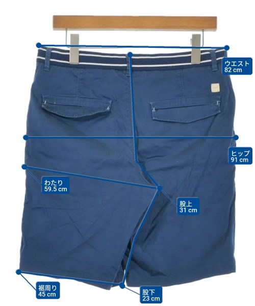 HUGO BOSS（ヒューゴボス）ショートパンツ 青 サイズ:46(M位) メンズ/2200667876019