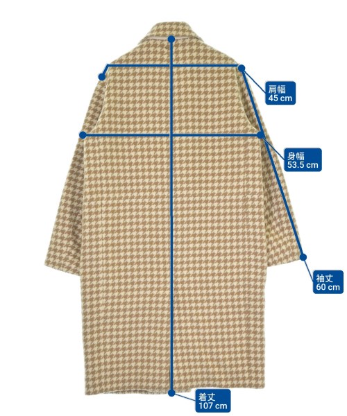 HUGO BOSS（ヒューゴボス）ピーコート その他（柄物・カラフル） サイズ:42(M位) レディース/2200668830010