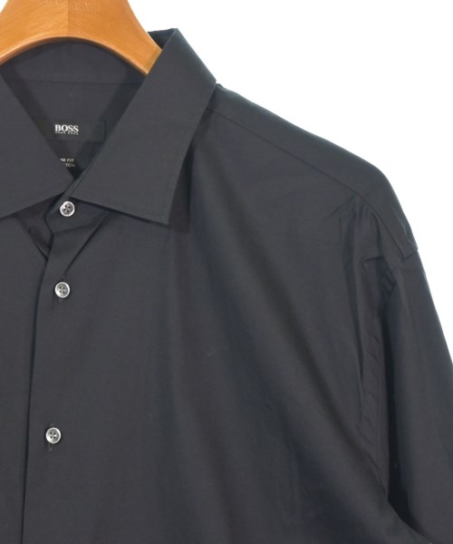 HUGO BOSS（ヒューゴボス）カジュアルシャツ 黒 サイズ:45(XXL位) メンズ/2200671637057