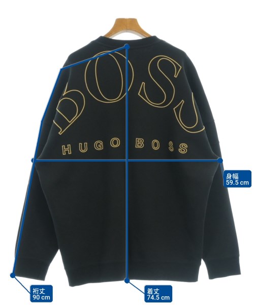 HUGO BOSS（ヒューゴボス）スウェット 黒 サイズ:L メンズ/2200723780069