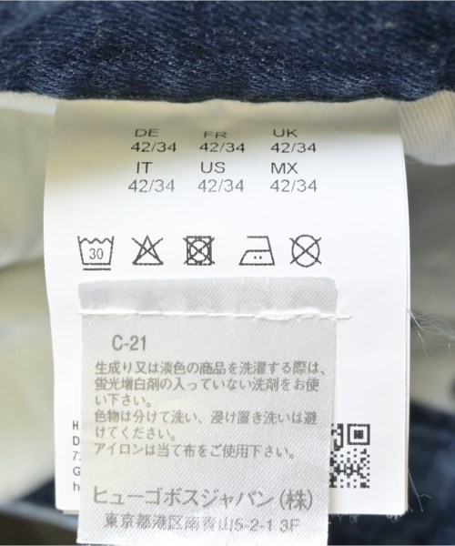 HUGO BOSS（ヒューゴボス）デニムパンツ 青 サイズ:42(XXL位) メンズ/2200723780083