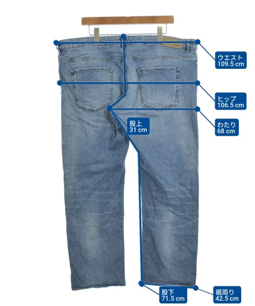 HUGO BOSS（ヒューゴボス）デニムパンツ 青 サイズ:42(XXL位) メンズ/2200723780120