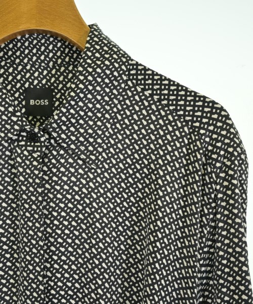 HUGO BOSS（ヒューゴボス）シャツワンピース 黒 サイズ:42(M位) レディース/2200725113032