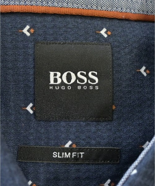 HUGO BOSS（ヒューゴボス）カジュアルシャツ 紺 サイズ:S メンズ/2200726335051