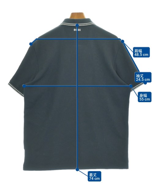 HUGO BOSS（ヒューゴボス）ポロシャツ 紺 サイズ:XL メンズ/2200726050084