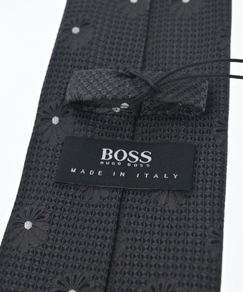 HUGO BOSS（ヒューゴボス）ネクタイ 黒 サイズ:- メンズ/2200685120217
