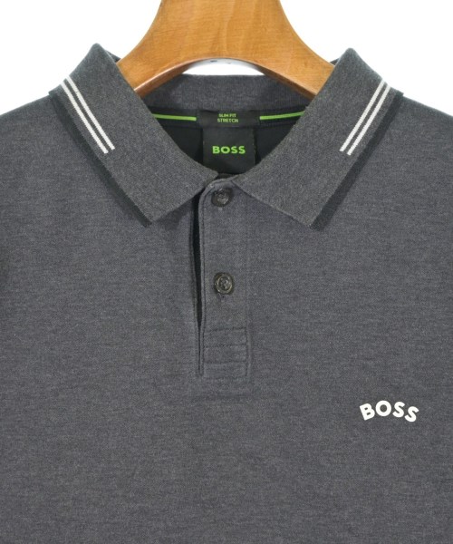 HUGO BOSS（ヒューゴボス）ポロシャツ グレー サイズ:M メンズ/2200685564059