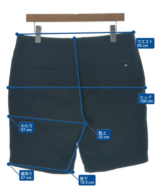 HUGO BOSS（ヒューゴボス）ショートパンツ 紺 サイズ:48(L位) メンズ/2200685997116