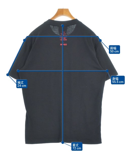 HUGO BOSS（ヒューゴボス）Tシャツ・カットソー 黒 サイズ:M メンズ/2200686628361