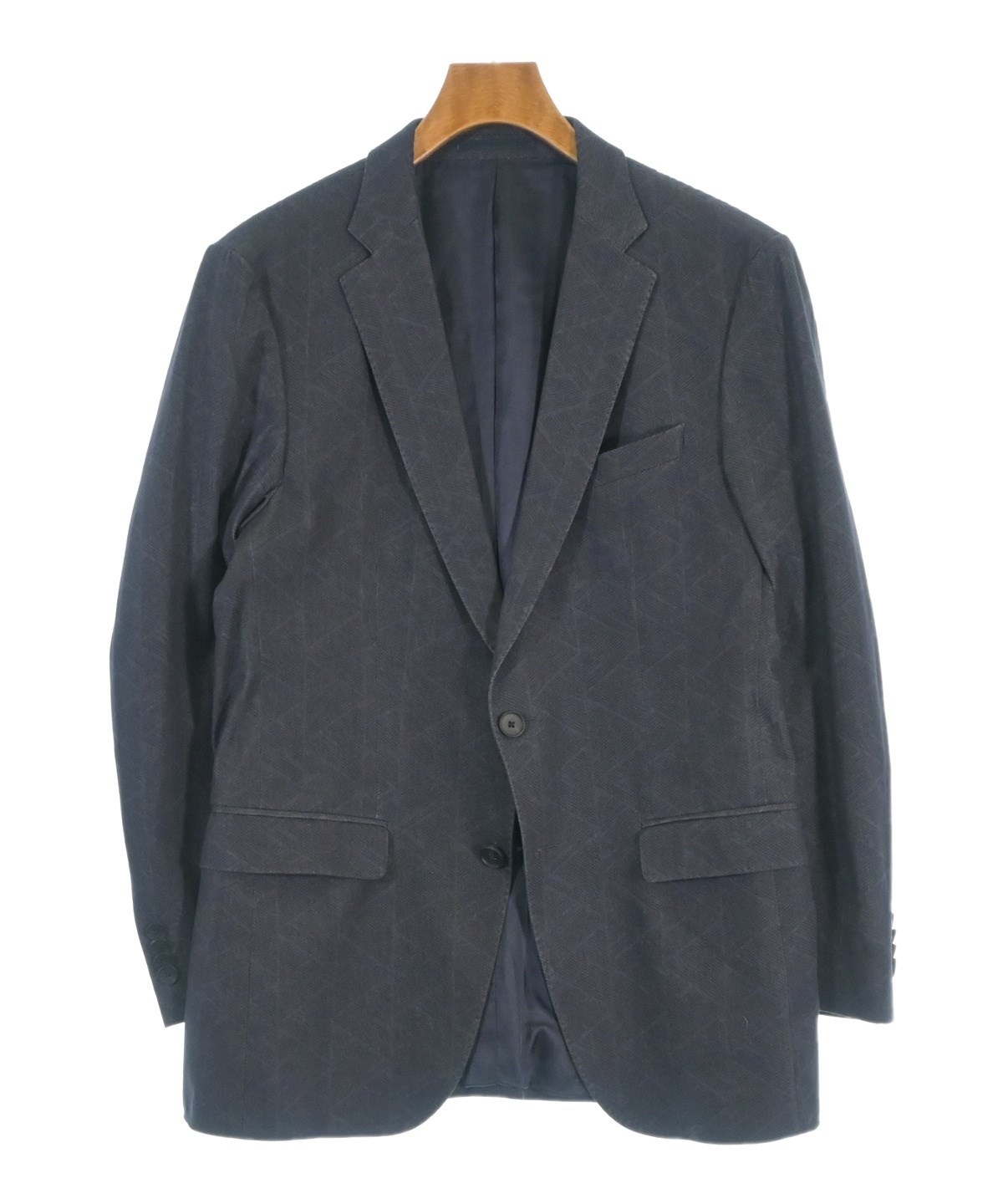 m626-20 HUGO BOSS ヒューゴボス テーラード ジャケット HUGO BOSS（ヒューゴボス）テーラードジャケット 青 サイズ:46(M位