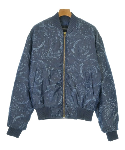 VERSACE JEANS COUTURE(ヴェルサーチジーンズ)ダウンジャケット/ダウンベスト 紺 サイズ:48(L位)/2200700248018