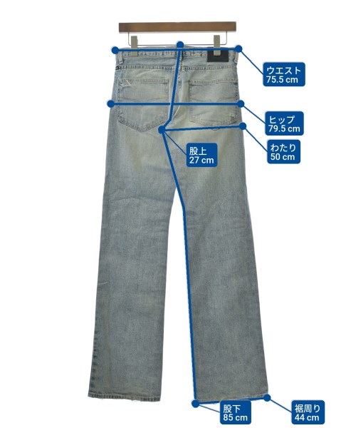 VERSACE JEANS COUTURE（ヴェルサーチジーンズ）デニムパンツ 青 サイズ:29(S位) メンズ/2200654666098