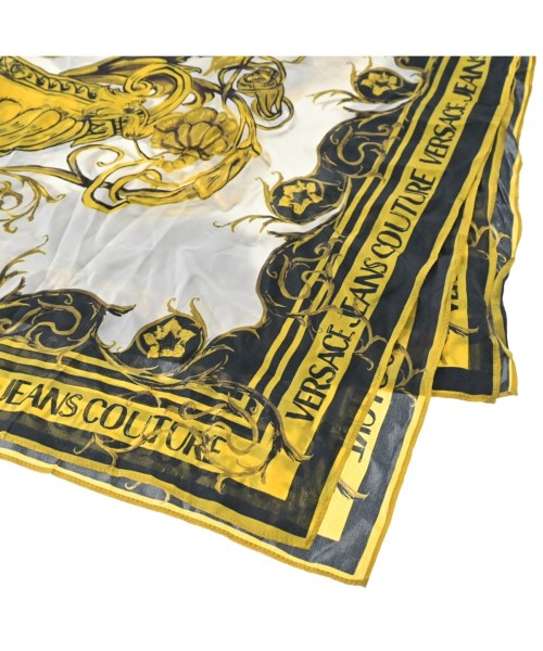 VERSACE JEANS COUTURE（ヴェルサーチジーンズ）バンダナ・スカーフ 白 サイズ:- レディース/2200647307182
