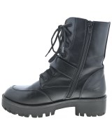 VERSACE JEANS COUTURE（ヴェルサーチジーンズ）ブーツ 黒 サイズ:38(24.5cm位) レディース/2200683716054